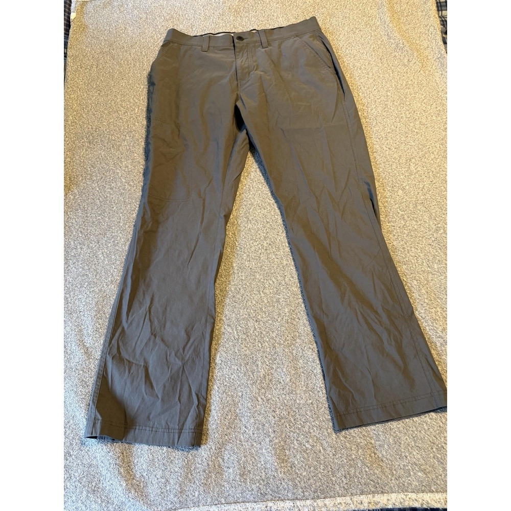Orvis Water Repellent Trek Tech Pants Men's 36 Grayâ Stretch Hiking
